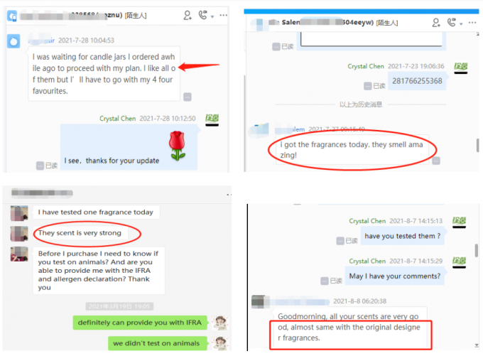 عطر های محبوب شمع های چای سبز برای ساخت شمع های خوشبو 2