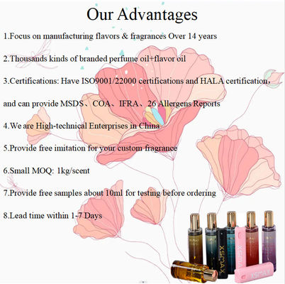 Pure Concentrated Liquid Fragrance Oil Bottle Perfume Custom Perfume Fragrance